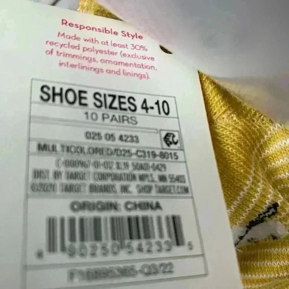 Xhilaration 10 Pack Low Cut Socks - Picture 5 of 5